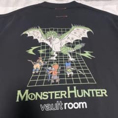 vaultroom × MONSTER HUNTER T셔츠 몬한 콜라보레이션