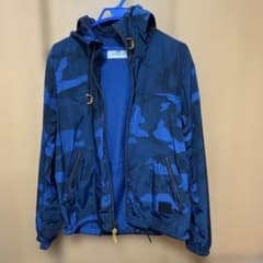 COACH ナイロンジャケット カモフラージュ ブルーのサムネイル