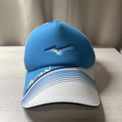MIZUNO テニス用キャップ ブルー×ホワイトのサムネイル