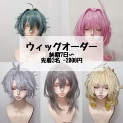 10月下旬〜11月納期 コスプレ ウィッグオーダー 受付のサムネイル
