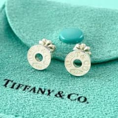 ティファニー サークル 1837 スタッド ピアス シルバー 925 YS4fe