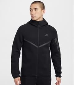 NIKE テックフリース フルジップ パーカー ブラック Lのサムネイル