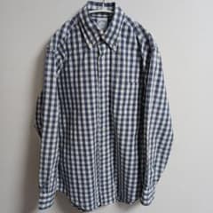 Brooks Brothers 346 チェック柄シャツ S 青 白