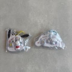 【匿名配送】サンリオ　パッケージチャーム　ポチャッコ　シナモロール　２点セットのサムネイル
