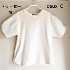 Thumbnail of ドゥ・セー deux C 袖切り替え カットソー M 綿100%　日本製 百貨店