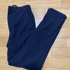 新品　ユニクロヒートテックウォームイージーパンツSブラックのサムネイル
