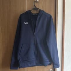 UNDER ARMOUR ジップアップパーカー ネイビー MDのサムネイル