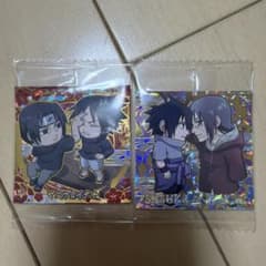 NARUTO サスケ＆イタチ シール 2枚セットのサムネイル