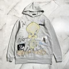 A19240 美品 guernika Tweety Hoodie グレー XXL A19240 美品 guernika Tweety Hoodie グレー XXL - メルカリ