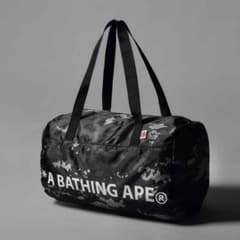 新品　A BATHING APE カモフラ ボストンバッグ 旅行用のサムネイル