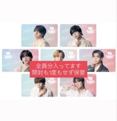 なにわ男子 BON BON VOYAGE クリアソロカードセット (7名全員分)のサムネイル