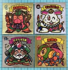 並品 旧ビックリマンシール 天使4枚④のサムネイル