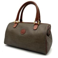 【極美品】フェンディ ミニボストンバッグ レザー 茶 金金具 腕掛け 26cm 極美品】フェンディ ミニボストンバッグ レザー 茶 金金具 腕掛け 26cm