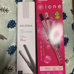 SALONIA TESCOM ストレートアイロン コテ セットのサムネイル
