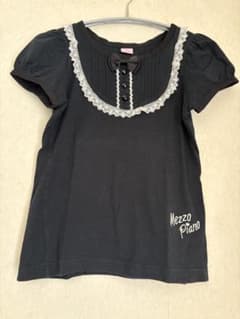 メゾピアノブラウス風半袖Tシャツ S(140cm)サイズのサムネイル