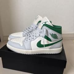 NIKE AIR JORDAN 1 MID ホワイト グリーンのサムネイル