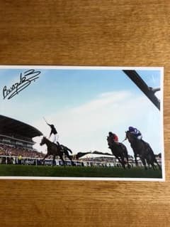 競馬 エンケ Mバルザローナ騎手 直筆サイン入り フォトのサムネイル