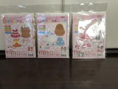 フェルトきせかえ洋服セット3種類のサムネイル