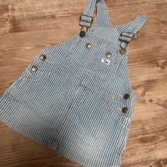 デニム ジャンパースカート サロペットのサムネイル