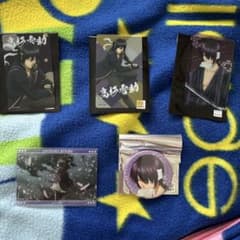 銀魂 高杉晋助 ブロマイド3枚 カード 缶バッジ セットのサムネイル