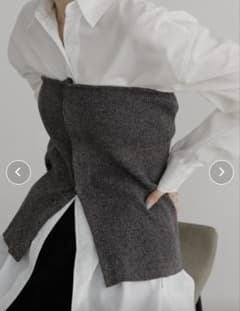 ！my25251様専用！ ホックリブニットビスチェ/前後2WAYのサムネイル