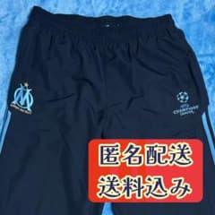 00s オリンピック マルセイユ パンツ ジャージ ネイビー adidas - メルカリ
