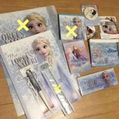 아나운서와 눈의 여왕 아나운서 스테이셔너리 약 5,000엔 상당 7점 문구