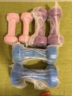新品未使用　RIORES ダンベル 1kg 2kg 3kgのサムネイル