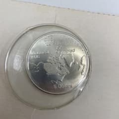 1976年 モントリオールオリンピック 5ドル銀貨 - メルカリ