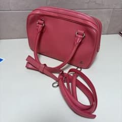 Harrods ハンドバッグ ピンク 2WAY リボンのサムネイル