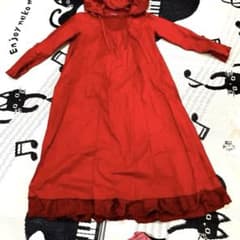 最終値下げです❗️ピンクハウスフード付きフリルワンピースのサムネイル