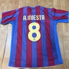 FC Barcelona A.INIESTA 8 ユニフォーム バルセロナ - メルカリ