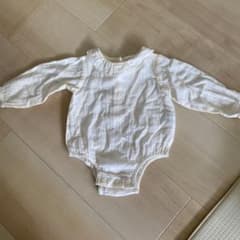 ZARA ホワイトロンパース 1-3ヶ月のサムネイル