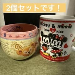 【2個セット】ディズニー ダッフィー スーベニアカップ ＆ ミッキー マグカップのサムネイル