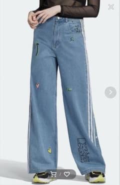 adidas x FIORUCCI】デニムトラックパンツ美品 - メルカリ