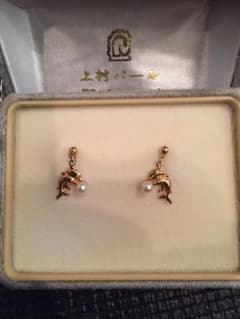 パールピアス イルカ 真珠のサムネイル