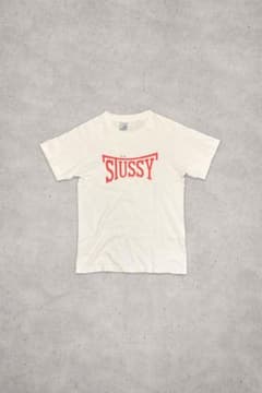 90s USA製old stussy銀タグ シングルステッチ ピチTのサムネイル
