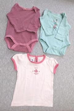 next baby ロンパース2枚＆プチバトー半袖肌着　セットのサムネイル