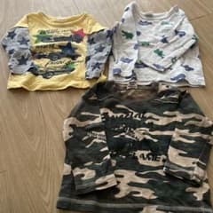 子供用長袖カットソーセット（3枚組）のサムネイル