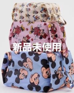 BAGGU　Disney　3D ZIP SET　ポーチ 3D Zip Set - Mickey & Friends – ban.do