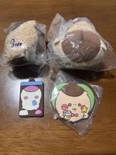 쿠리만쥬 봉제인형·키홀더 4점 세트