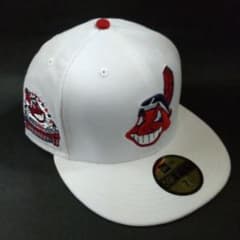 New Eraクリーブランドインディアンス ワフー酋長 キャップ ホワイト1