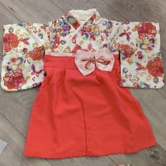 サイズ80 SWEET MOMMY ベビー袴 蝶々柄 お宮参りのサムネイル