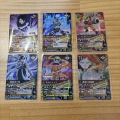 NARUTO 데이터 카드 다스 6장 세트 폭 레어 나르티메트 카드 배틀