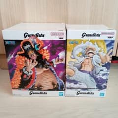 ワンピース 黒ひげ ルフィ ギア5 Grandista フィギュア - メルカリ