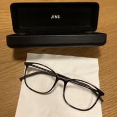 JINS ダークブラウンメタルフレーム メガネ 53-17-144のサムネイル