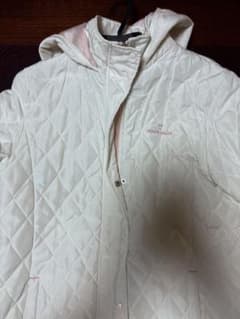 marie claire キルティングジャケット ホワイト