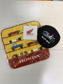 未使用HONDA スーパーカブ 刺繍コインケース ＆ ハンカチタオルのサムネイル