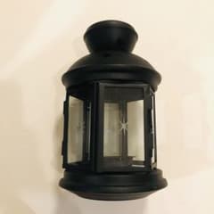 【生産終了品】IKEA キャンドルホルダー ランタン　ブラックのサムネイル