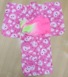 浴衣110 女の子　金魚帯付きのサムネイル